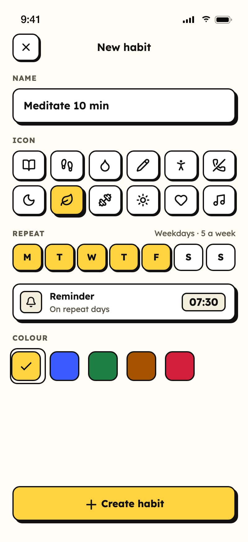 Tally — screen 4